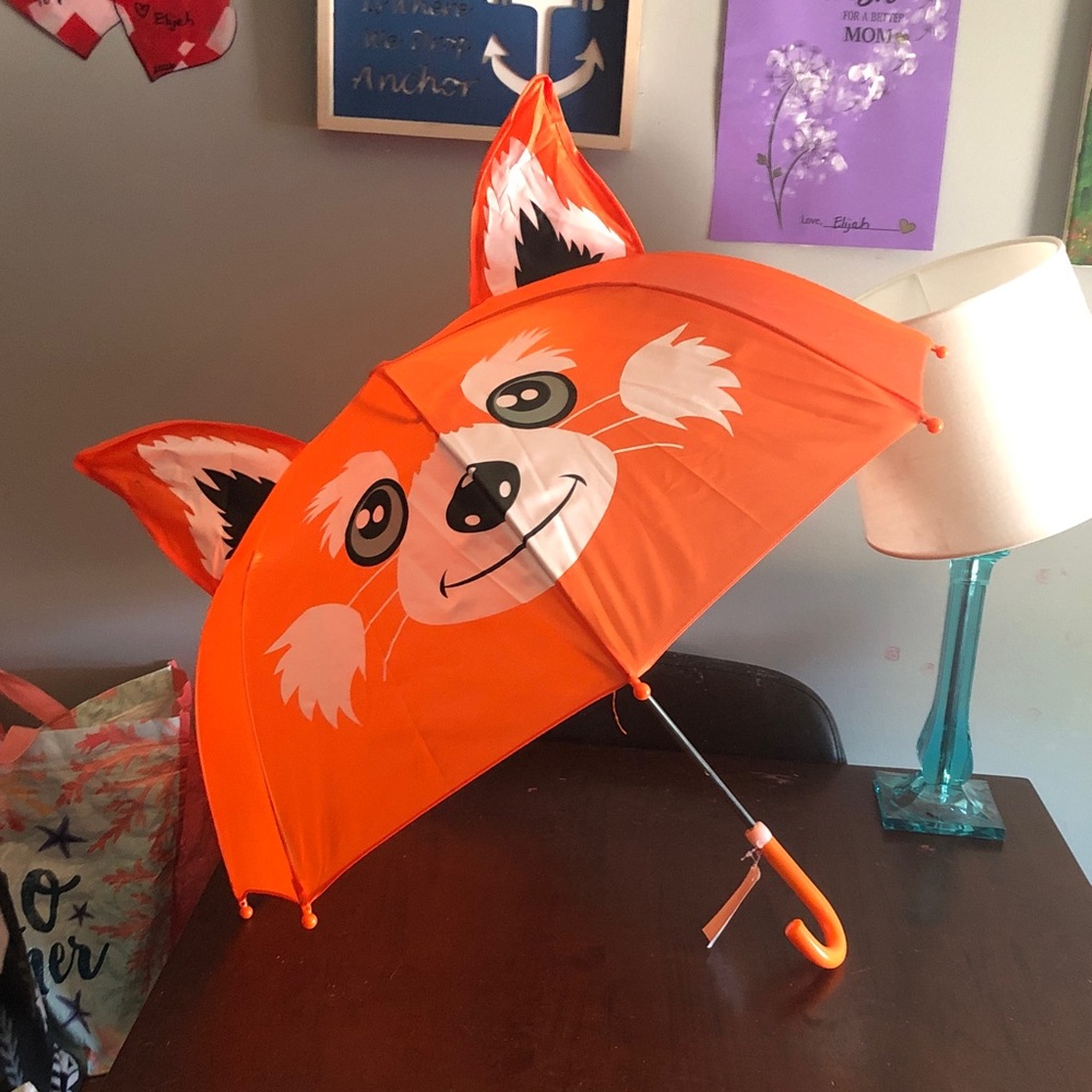 ⛵️ Kids Fox 🦊 with Ears Umbrella